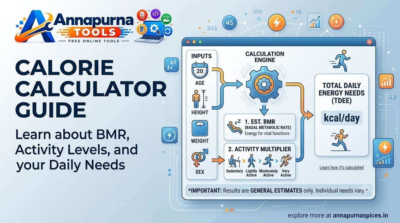 Calorie Calculator Guide | BMR, TDEE & Daily Calorie Needs