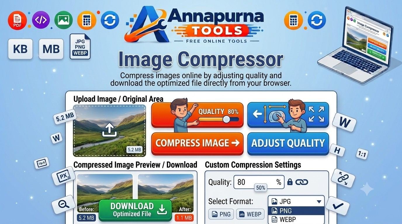 Image Compressor Online - Compress Images Free