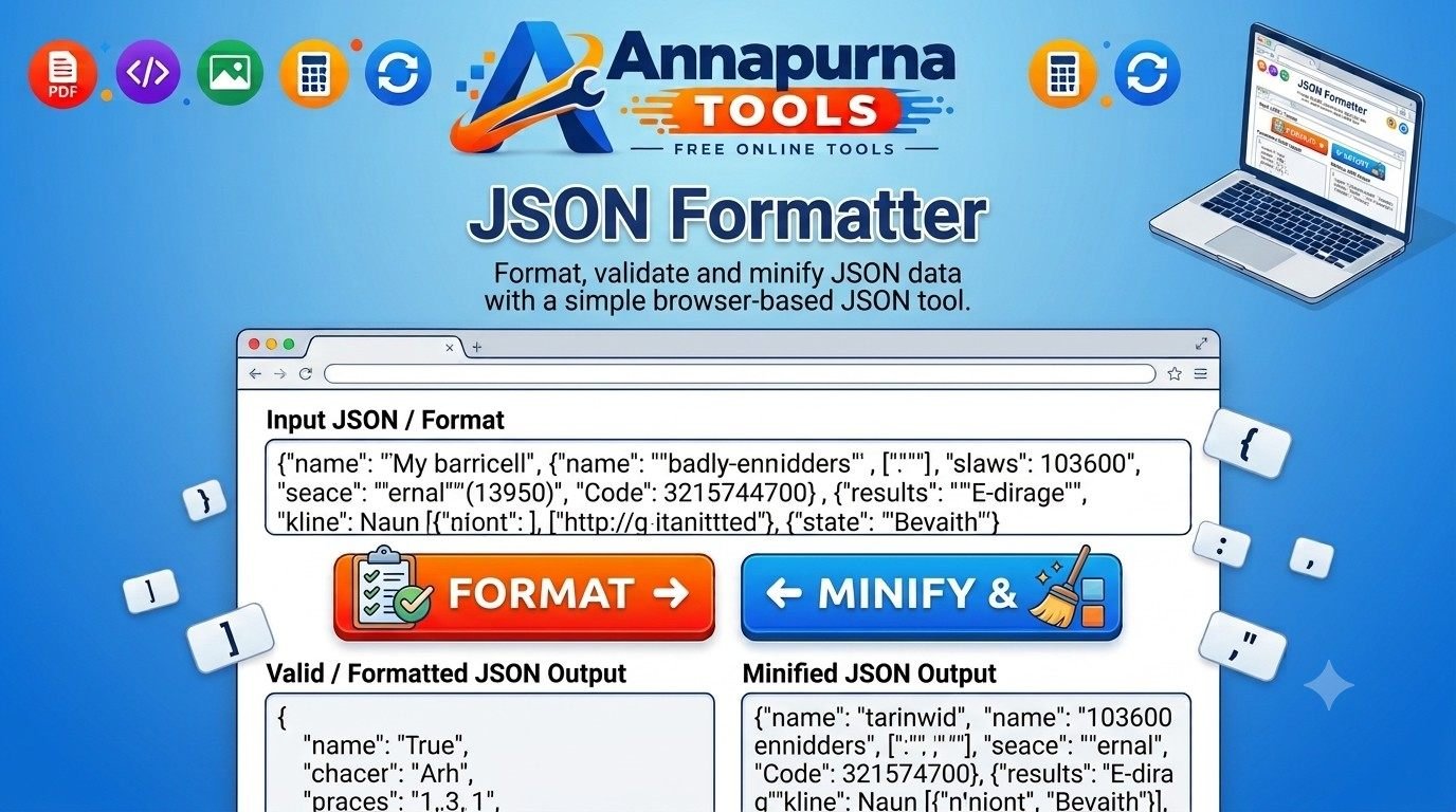 JSON Formatter Online - Format & Minify JSON