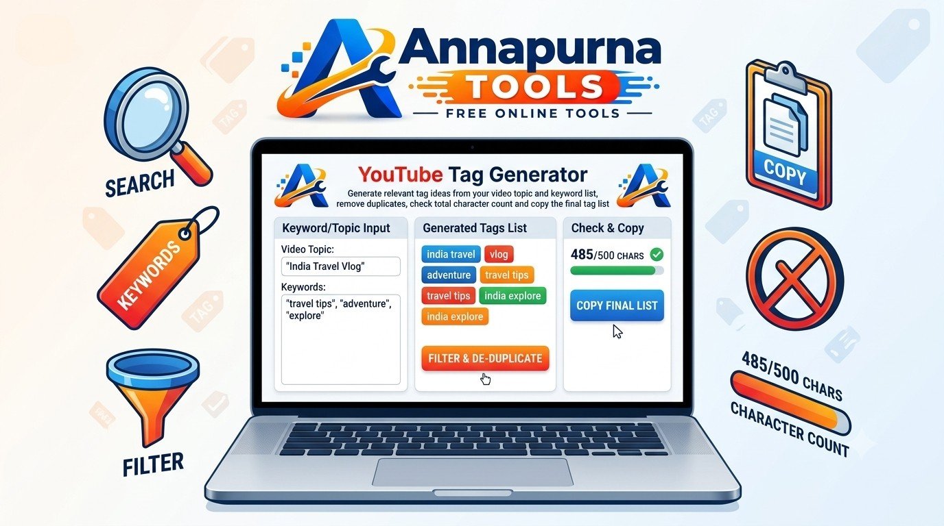 YouTube Tag Generator - Generate Video Tags Free